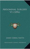 Abdominal Surgery V1 (1896)
