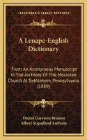 A Lenape-English Dictionary