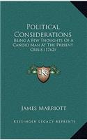 Political Considerations
