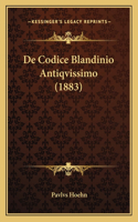De Codice Blandinio Antiqvissimo (1883)