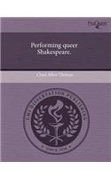 Performing Queer Shakespeare