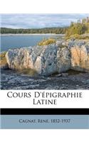 Cours D'épigraphie Latine