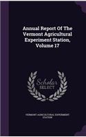 Annual Report of the Vermont Agricultural Experiment Station, Volume 17