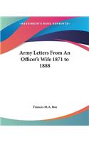 Army Letters From An Officer's Wife 1871 to 1888