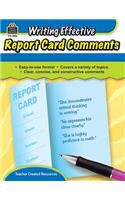 Writing Effective Report Card Comments