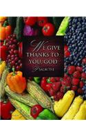 We Give Thanks/Thanksgiving Bulletin, Large (Pkg of 50)