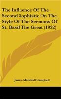 The Influence Of The Second Sophistic On The Style Of The Sermons Of St. Basil The Great (1922)