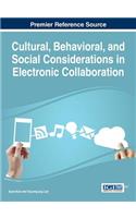 Cultural, Behavioral, and Social Considerations in Electronic Collaboration