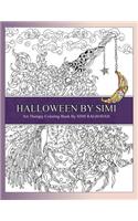 Halloween by Simi: Hand drawn Halloween Adult Coloring Pages of Amazing Designs.