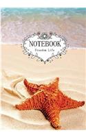 Notebook: starfishes VoL.12: Pocket Notebook Journal Diary, 120 pages, 7" x 10" (Notebook Lined, Blank No Lined)