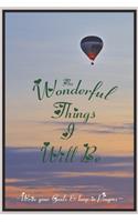 The Wonderful Things I Will be Journal