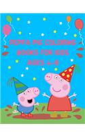Peppa Pig Coloring Books For Kids Ages 4-8