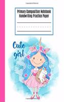 Primary Composition Notebook Handwriting Practice Paper