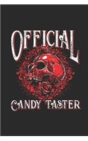 Official Candy Taster: Graph Ruled Notebook - Journal for Halloween Gift Idea