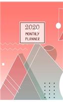 2020 Monthly Planner: Portable. Month on 2 pages followed by six Notes pages. Monthly layout Includes To-do section. 8.5"x 5.5". Fits in purse. (Half Letter size). (Graph