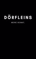 Dörfleins: Notizbuch, Notizblock, Notebook - Liniert, Linien, Lined - DIN A5 (6x9 Zoll), 120 Seiten - Deine Stadt, Dorf, Region, Liebe und Heimat