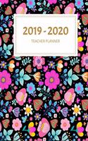 2019 - 2020 Teacher Planner: Weekly and Monthly Academic Teacher Planner, Organizer & Diary 100 Pages