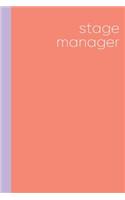 Stage Manger