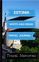 Estonia Write and Draw Travel Journal
