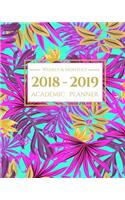 2018-2019 Academic Planner Weekly and Monthly