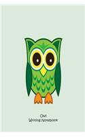 Owl Writing Notebook