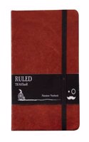 Monsieur Notebook - Real Leather A6 Tan Ruled