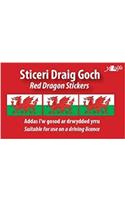 Sticeri Ddraig Goch / Red Dragon Stickers