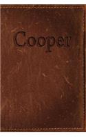 Cooper: Simulated Leather Writing Journal