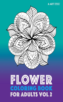 Flower Coloring Book For Adults Vol 2