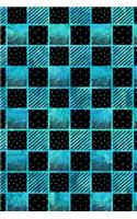Journal Notebook Squares and Dots Pattern 1