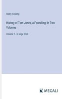 History of Tom Jones, a Foundling; In Two Volumes