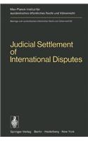 Judicial Settlement of International Disputes
