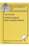 Gehoerlosigkeit Und Lautsprachtext