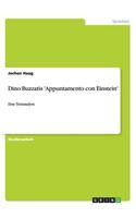 Dino Buzzatis 'Appuntamento con Einstein': Eine Textanalyse(German)