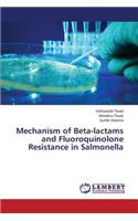 Mechanism of Beta-lactams and Fluoroquinolone Resistance in Salmonella