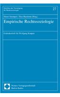 Empirische Rechtssoziologie