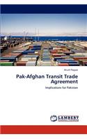 Pak-Afghan Transit Trade Agreement