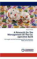 A Research On The Management Of The Co-operative Bank