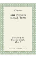 Genesis of the Russian people. Part 1