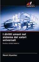 I diritti umani nel sistema dei valori universali