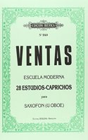 28 Estudios-Caprichos para Saxofon u Oboe (Spanish Edition)