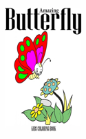 Amazing Butterfly Kids Coloring Book