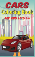 Cars Coloring Book For kids Ages 4-6