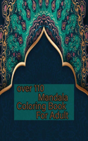 over 110 Mandala Coloring Book For Adult