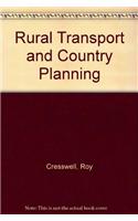 Rural Transport And Country Planning