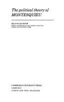 The Politcal Theory of Montesquieu
