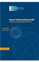 Dispute Settlement Reports 2000: (World Trade Organization Dispute Settlement Reports)