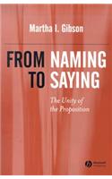 From Naming to Saying