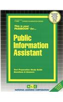 Public Information Assistant