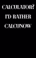 Math Calculator Pun Graph Paper Notebook